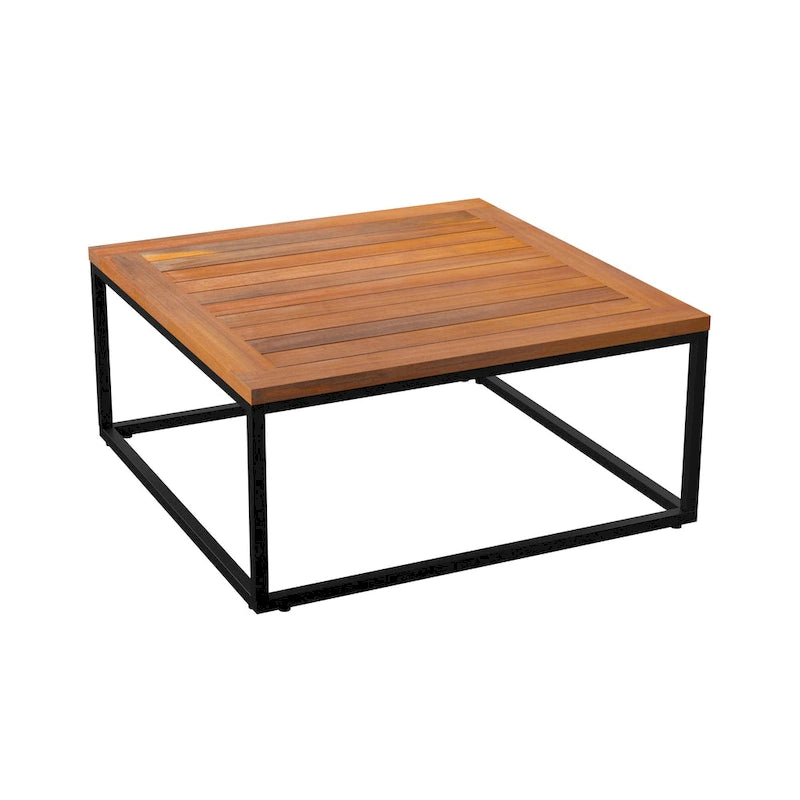 SEI Furniture Tara Square Acacia Wood Coffee Table