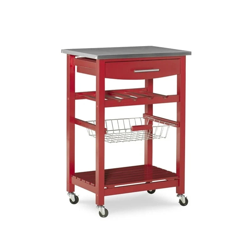 Jake Compact Mobile Rolling Kitchen Cart