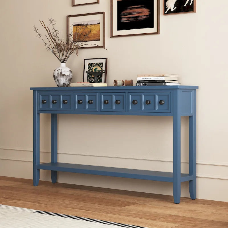 Rustic Entryway Console Table