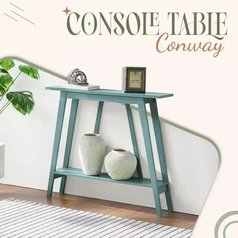Kings Brand Furniture Console Table - Narrow Sofa Table with Storage Shelf for Hallway, Front Hall, Entryway, Living Room