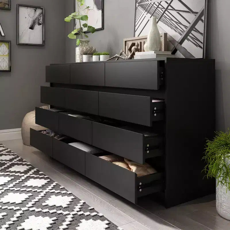 Famapy Modern 12-Drawers Dresser Sleek Chest of Drawers