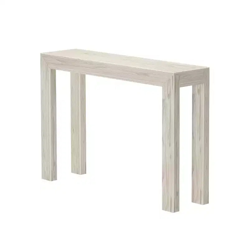 Plank+Beam 46 Modern Solid Wood Console Table, Narrow Entryway Table, Behind The Couch