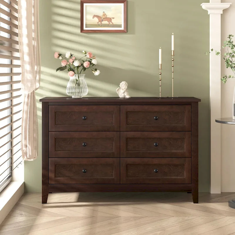 Solid Wood spray-painted drawer dresser bar,buffet tableware cabinet lockers buffet server console table lockers