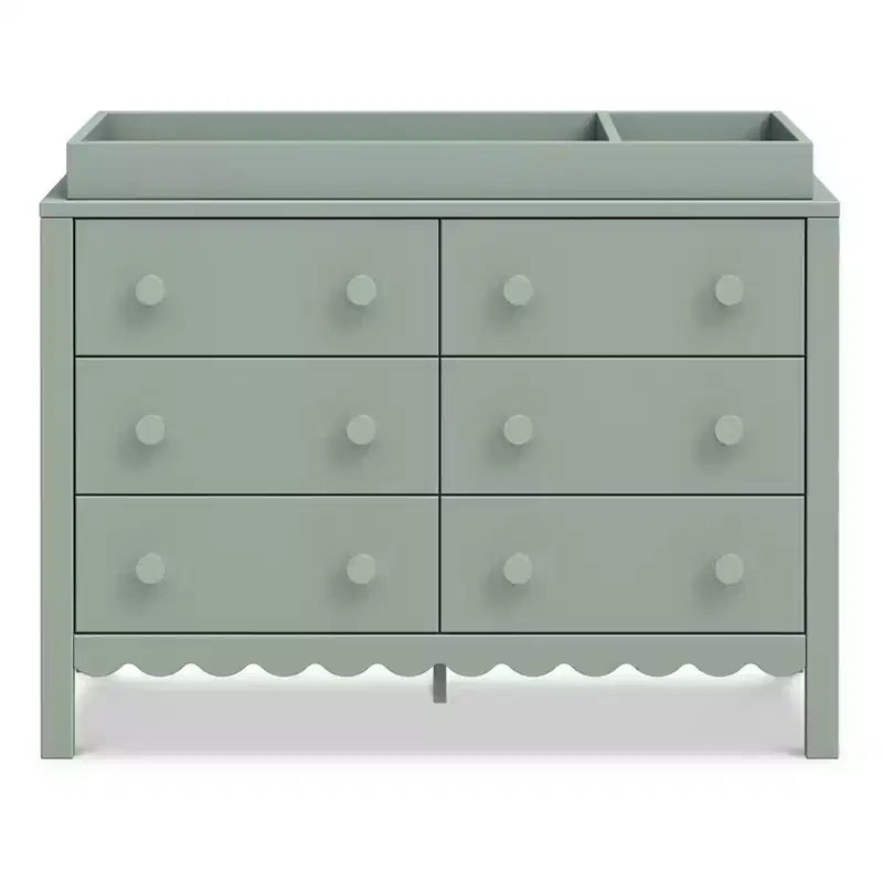 Scallop 6-Drawer Dresser