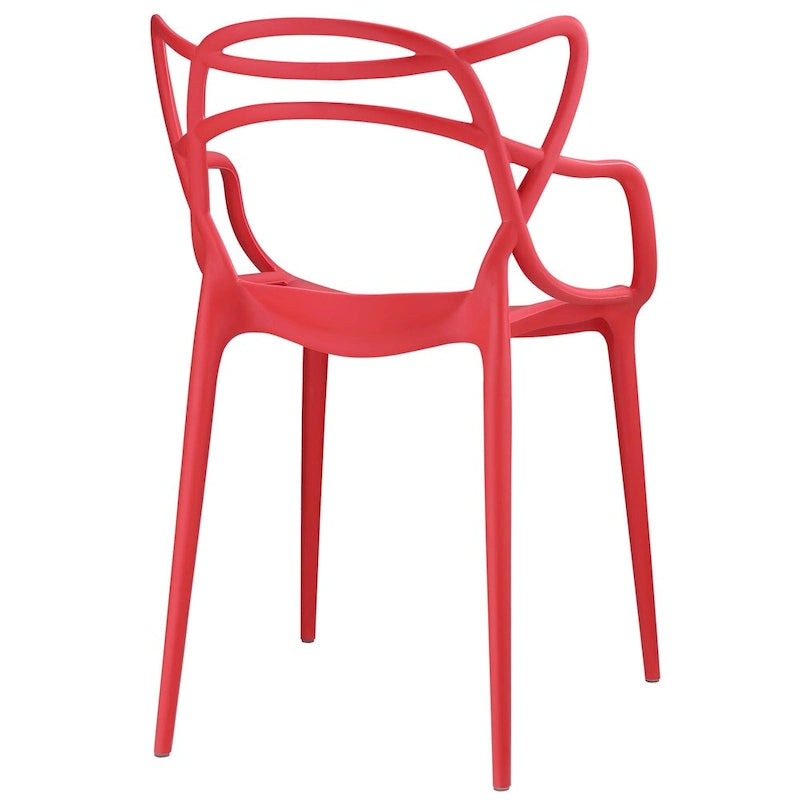 Entangled Plastic 4-piece Chair Set