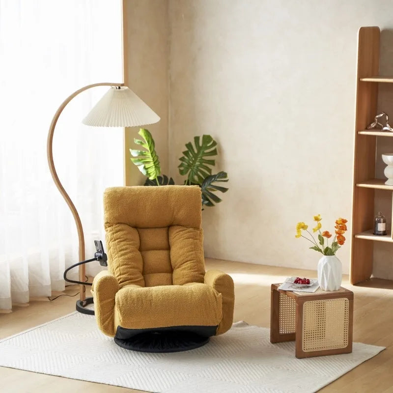 Reclining Ergonomic Swiveling Floor Game Chair