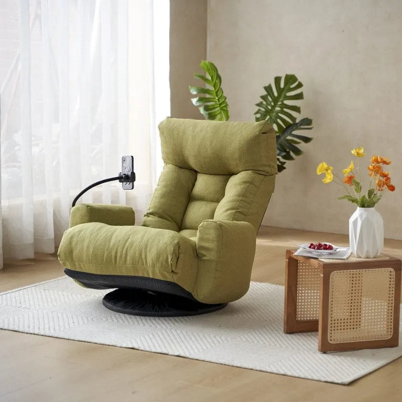 Reclining Ergonomic Swiveling Floor Game Chair