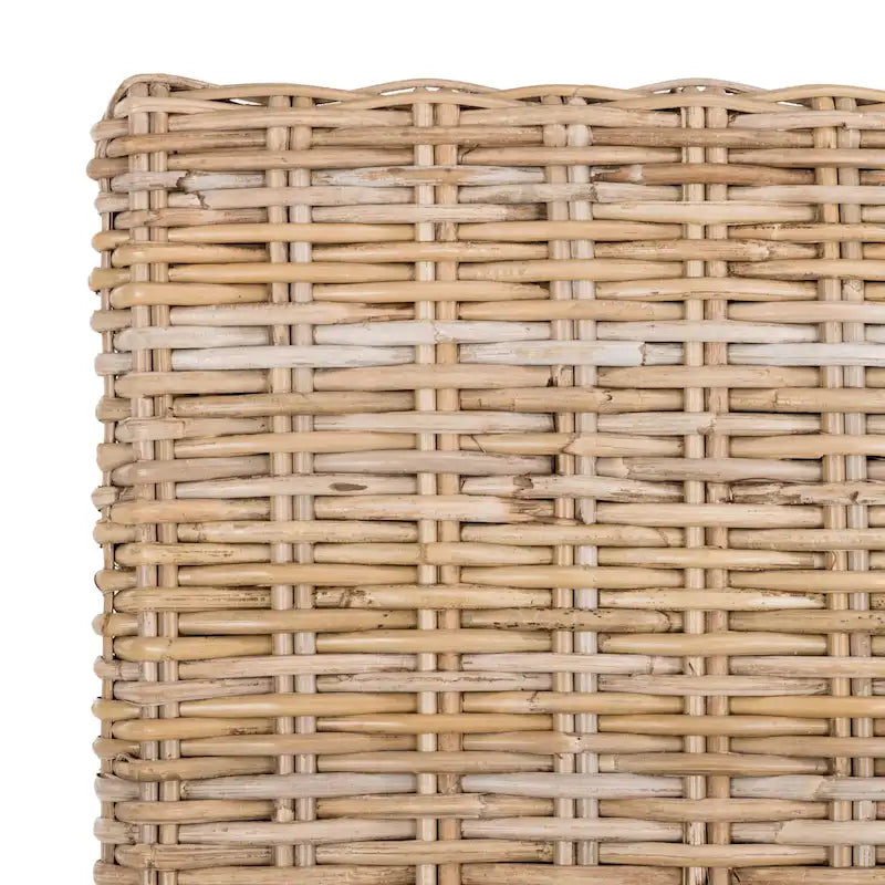 SAFAVIEH Karyl Unfinished Natural Wicker Dining Chair (Set of 2) - 18.5 x 18.5 x 38.1 - 19Wx19Dx38H