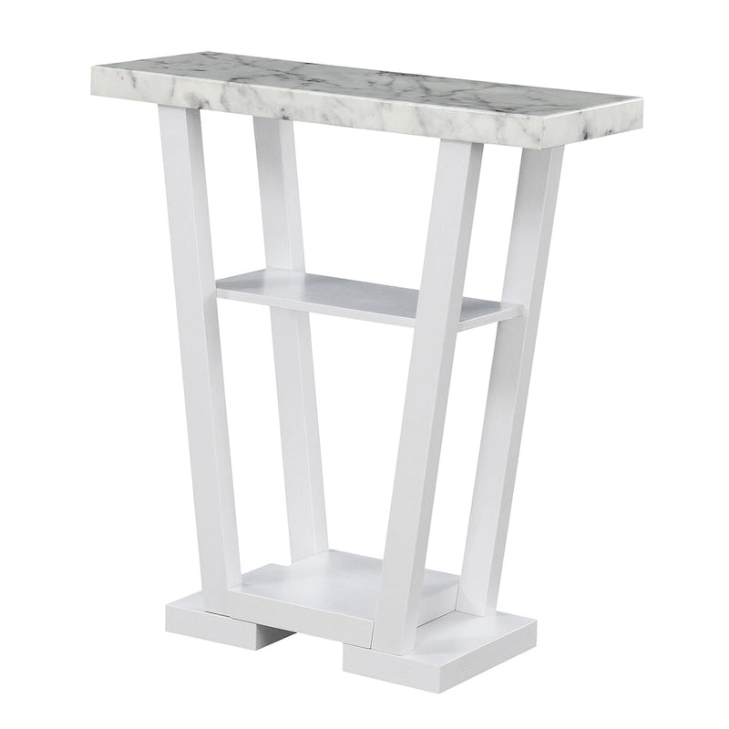 Convenience Concepts Newport V Console Table with Shelves