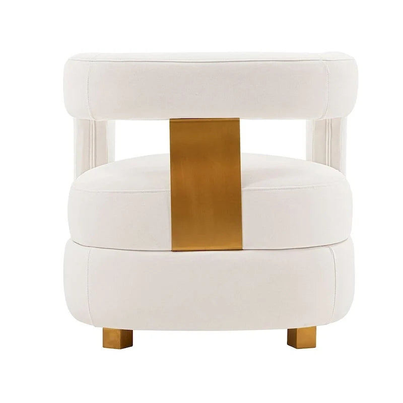 Manhattan Comfort Modern Amirah Velvet Accent Chair Set of 2