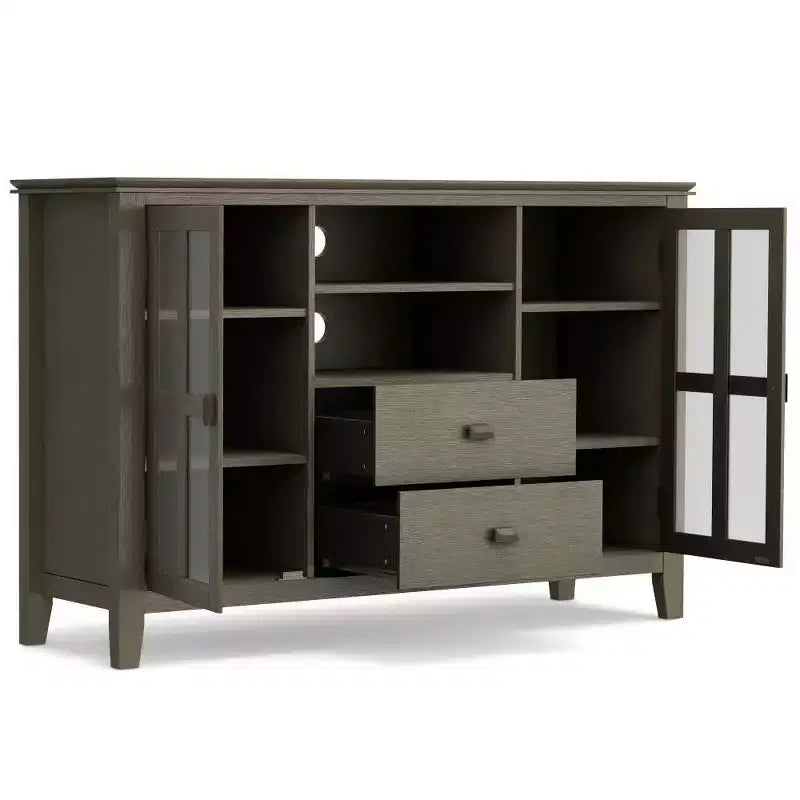 Stratford Solid Wood Tall TV Stand for TVs up to 55 - WyndenHall