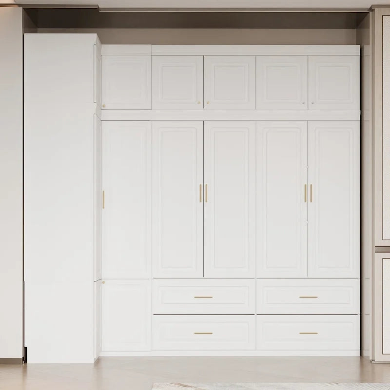 Closet Organizatin Armoires Wardrobes Hanging 4 Drawers Large Storage