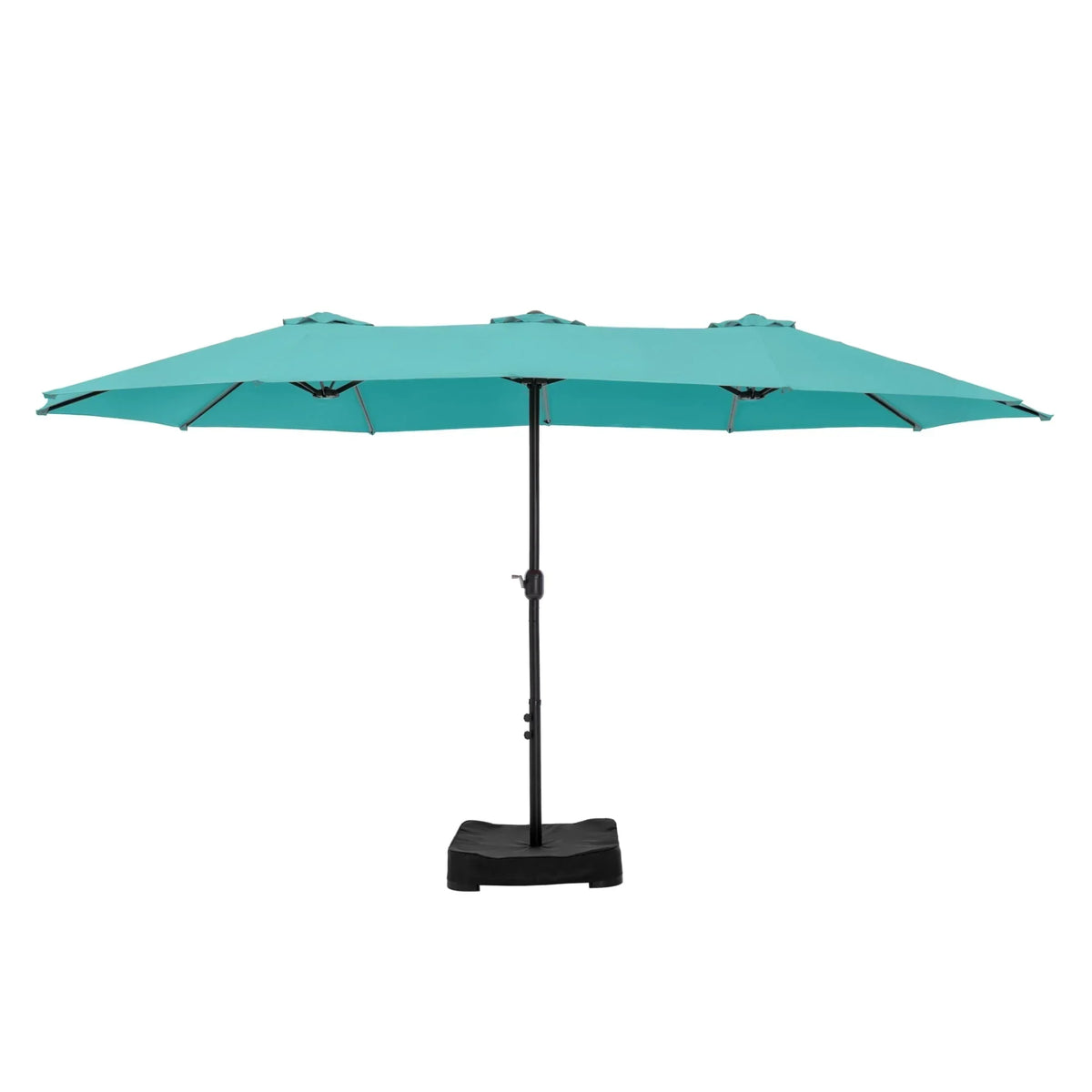 MAISON ARTS 15ft Double-Sided Patio Extra Large Twin Umbrella with Base Included