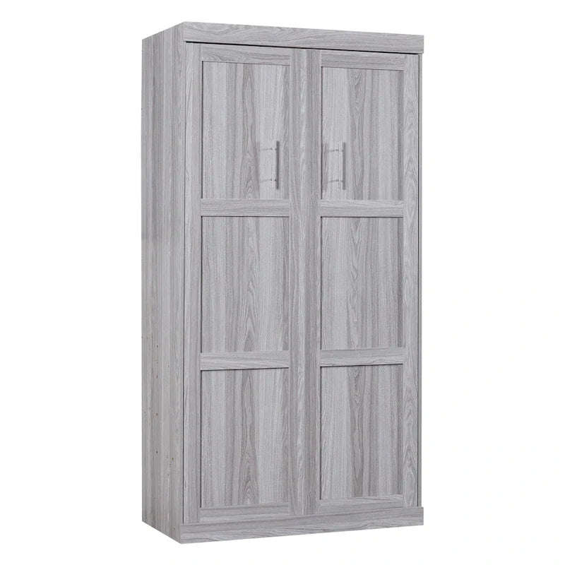 Wood Murphy Bed can be Folded into a Cabinet