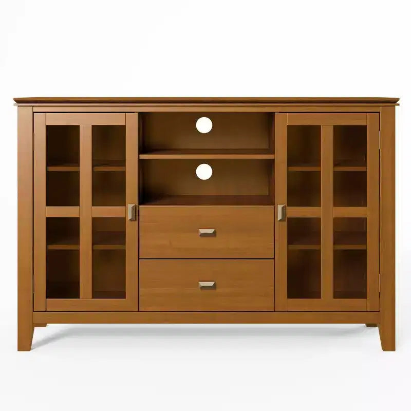 Stratford Solid Wood Tall TV Stand for TVs up to 55 - WyndenHall