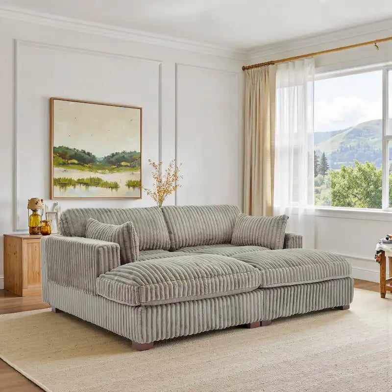 Modular Sectional Fabric Sofa for Living Room & Bedroom