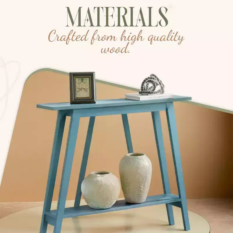 Kings Brand Furniture Console Table - Narrow Sofa Table with Storage Shelf for Hallway, Front Hall, Entryway, Living Room