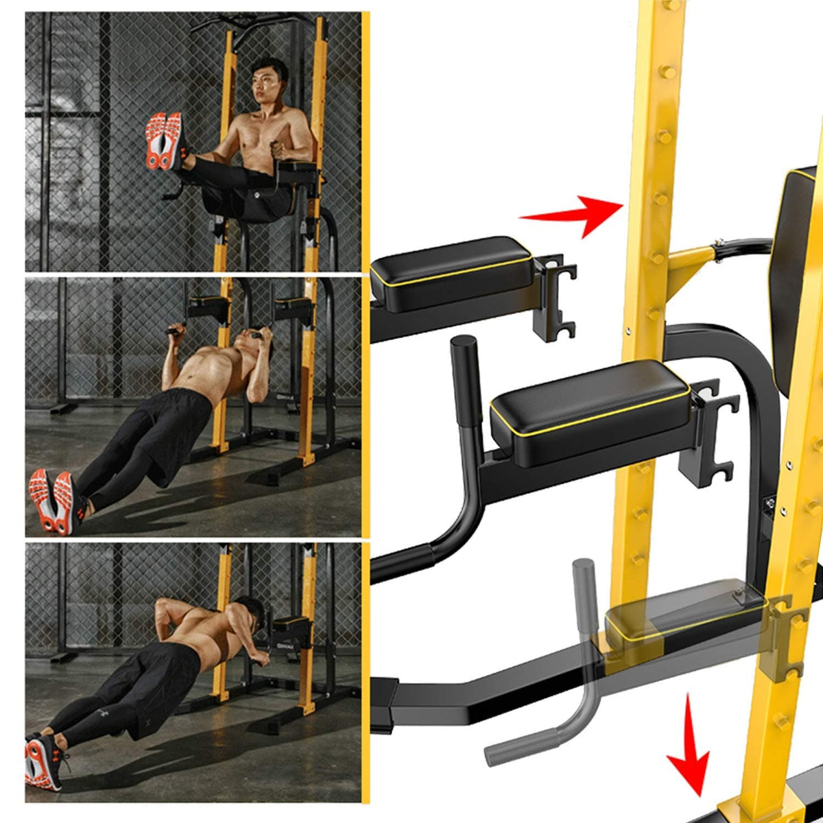 Ainfox Power Tower Multi-Function Home Strength Training Tower