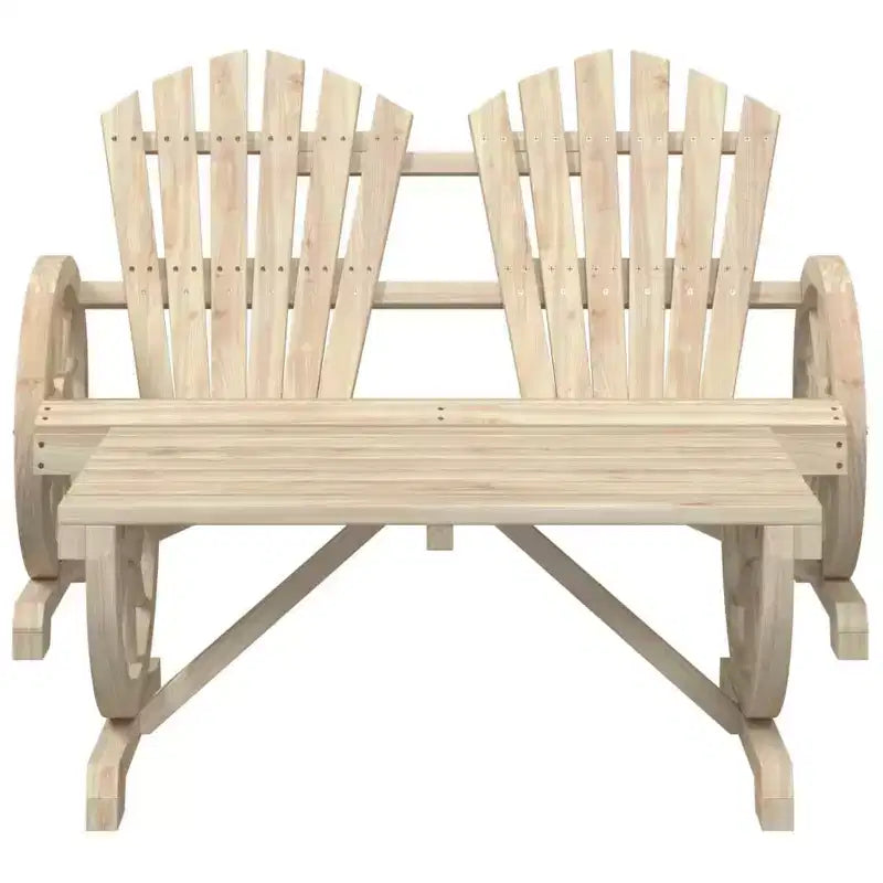 vidaXL Patio Lounge Set Outdoor Garden Seat Furniture 4 Piece Solid Wood Fir