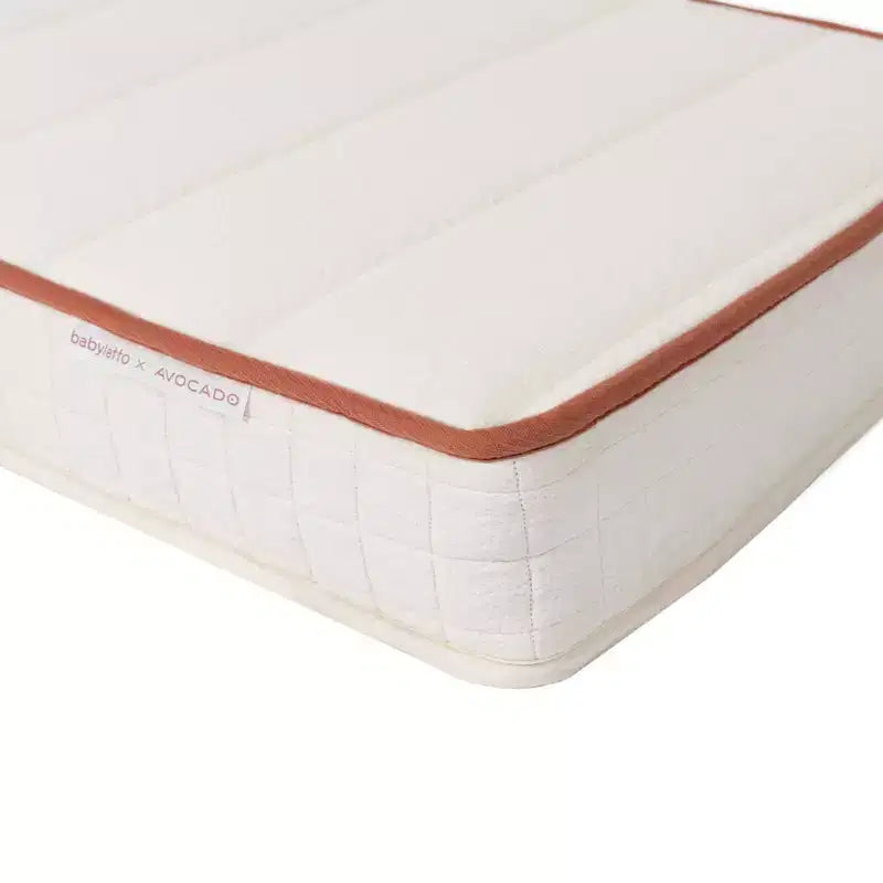 Babyletto Babyletto x Avocado Organic Crib Mattress 2-Stage and 100% Nontoxic - White