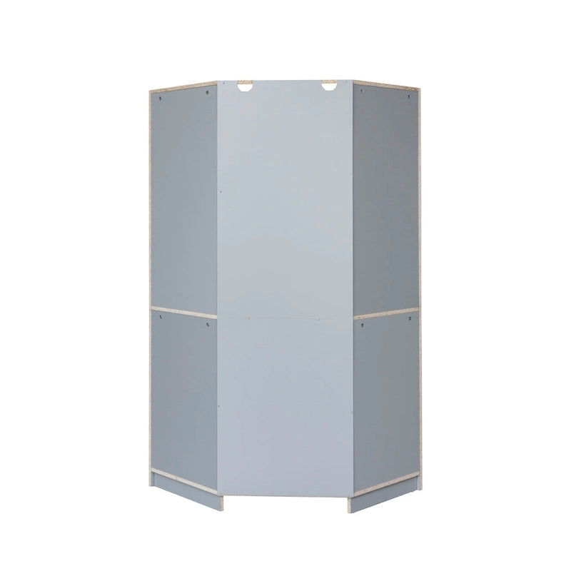 Polygon Corner Wardrobe with 2-Doors