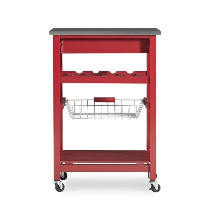 Jake Compact Mobile Rolling Kitchen Cart