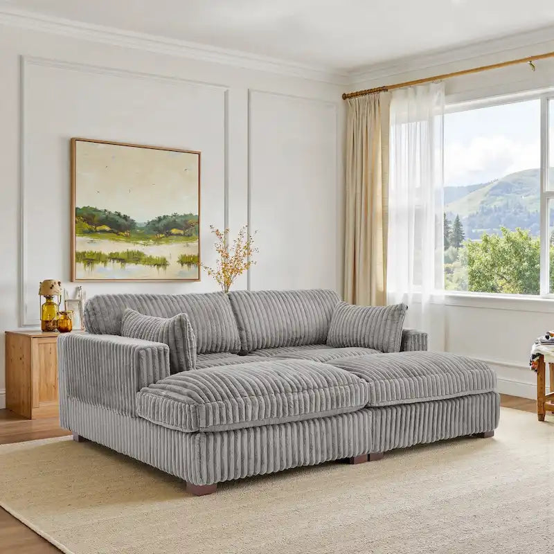 Modular Sectional Fabric Sofa for Living Room & Bedroom