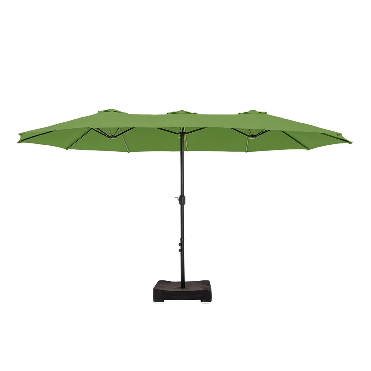 MAISON ARTS 15ft Double-Sided Patio Extra Large Twin Umbrella with Base Included
