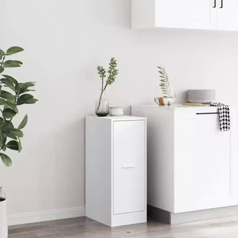 XL Apothecary Cabinet White Engineered wood 11.8 x 16.1 x 30.5 in
