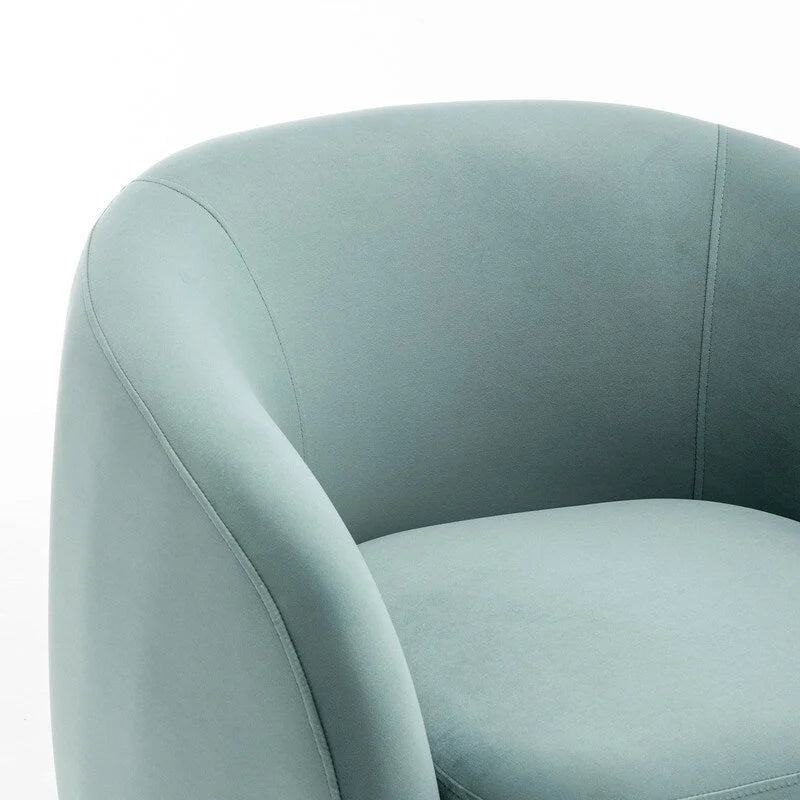 Modern Swivel Barrel Accent Chair