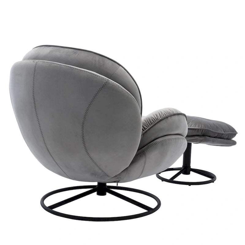 Accent chair TV Chair Living room Chair with Ottoman