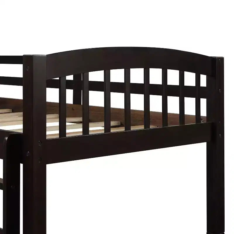 Twin Bunk Bed with Ladder, Safety Rail, Twin Trundle Bed with 3 Drawers for Teens Bedroom, Guest Room Furniture
