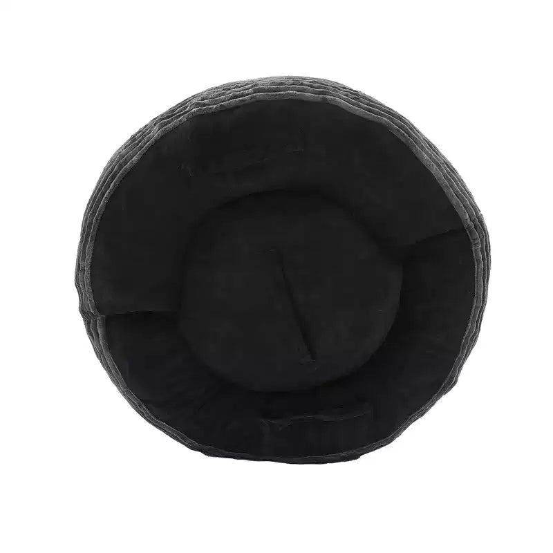 Bean Bag Sofa for Adults Kids, Oversized Corduroy Bean Bag Chair with 3 Pillows & Armrest for Living Room Bedroom - ModernLuxe