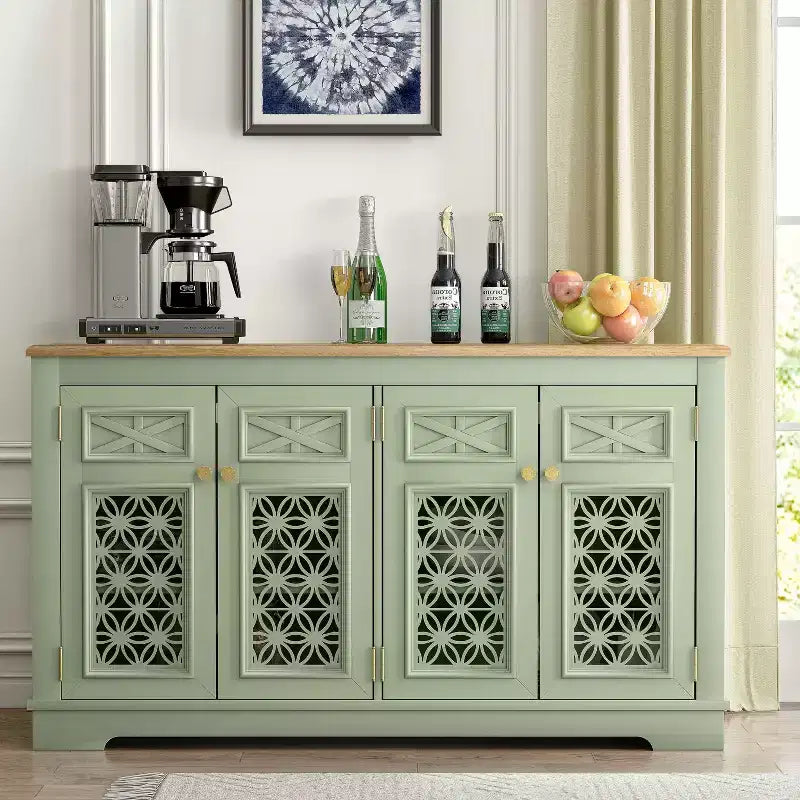 Festivo 57 Vintage Storage Accent Buffet Sideboard Cabinet