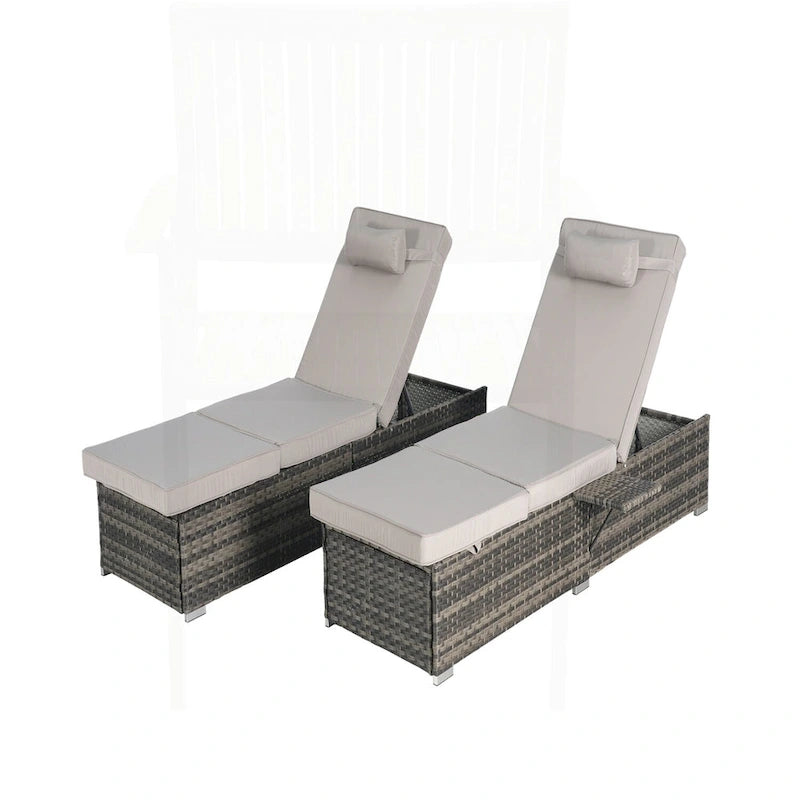 Outstanding Outdoor Chaise Lounge Chair Set for Relaxation and Leisure
